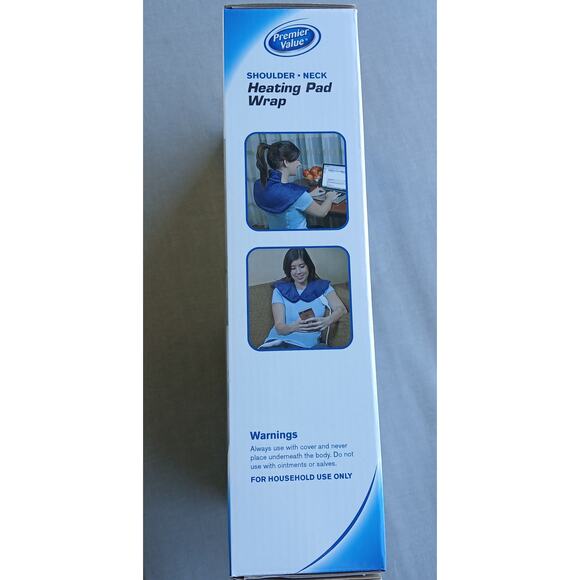 Premier Value Shoulder Neck Heating Pad Wrap microplush electric heat therapy - Picture 3 of 12